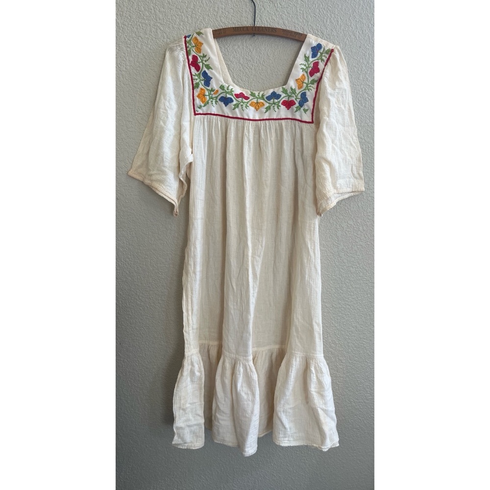 Vintage Sears Mexican Style Boho Dress Women’s Size Petite